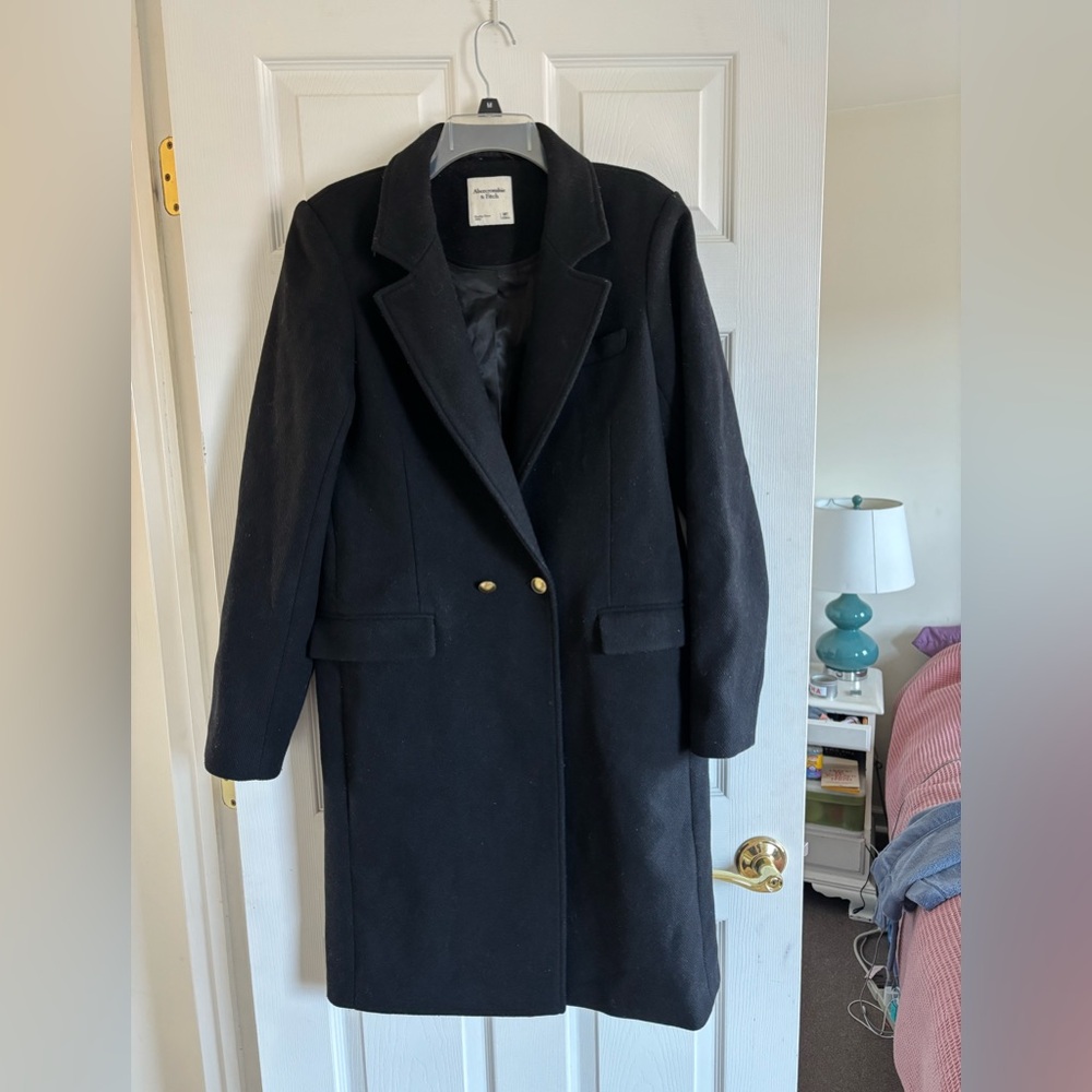 Abercrombie Long Black Women's Coat